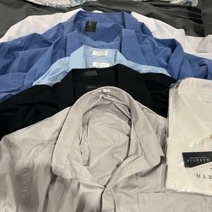 Lot of 7 Men’s 9oxford dress shorts 6xl/24-22